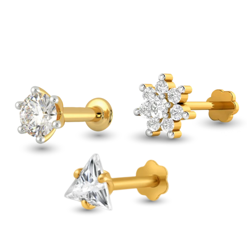 Best Package 1+Triangle +7 Stone (3pc)